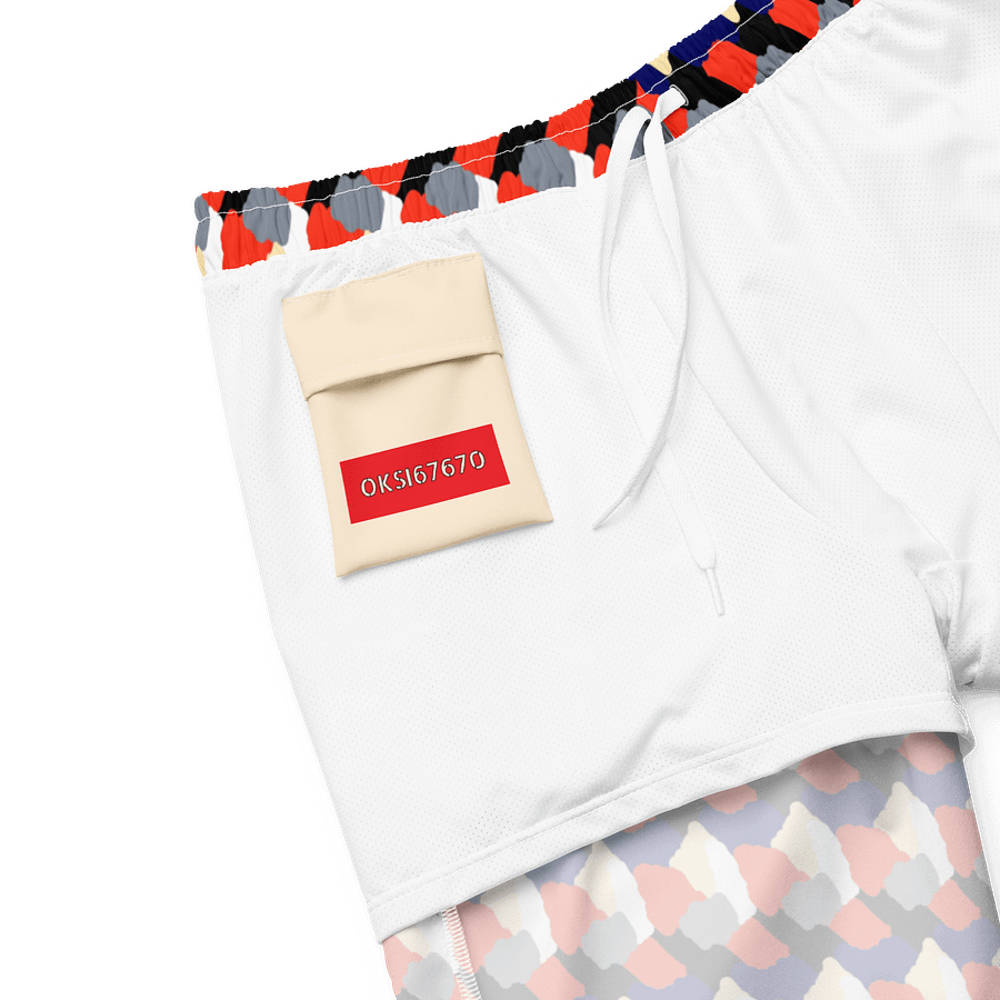 Interlocking Geometric All-Over Swim Shorts product image (6)