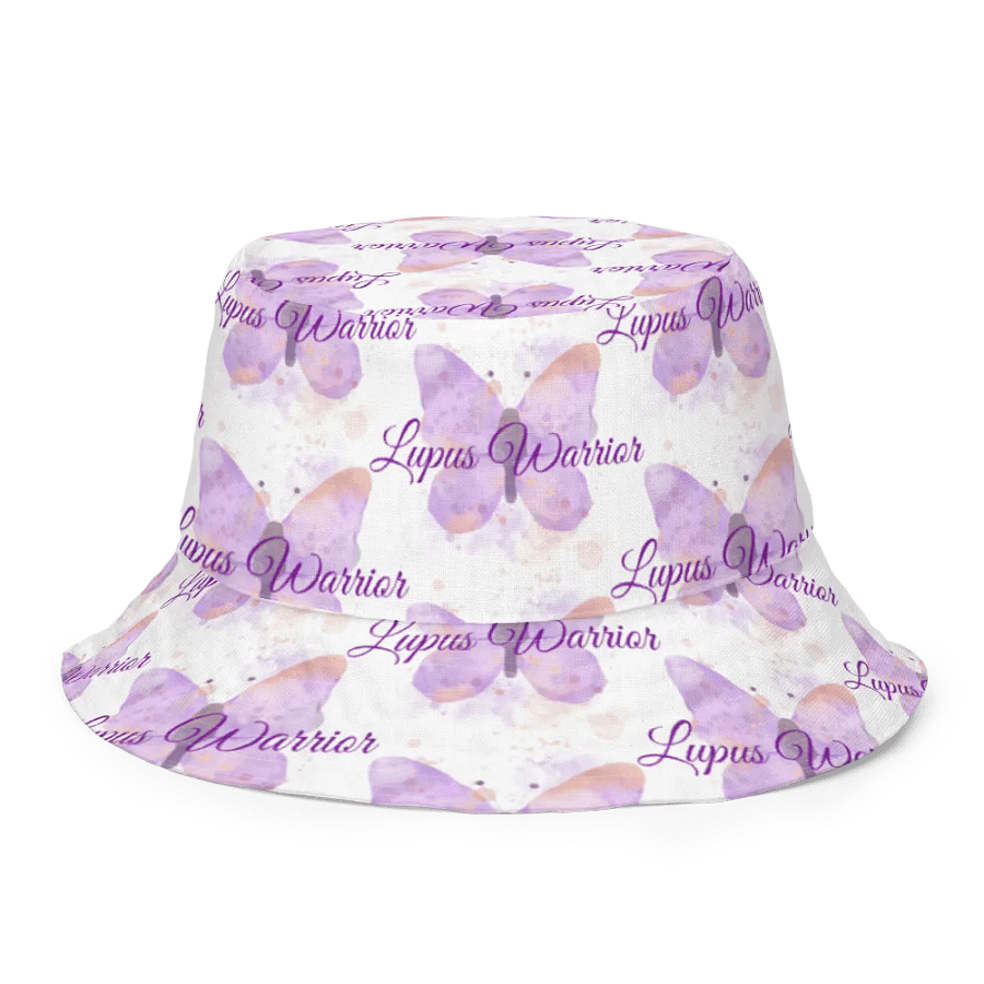 Lupus Warrior Purple Butterfly Bucket Hat product image (8)