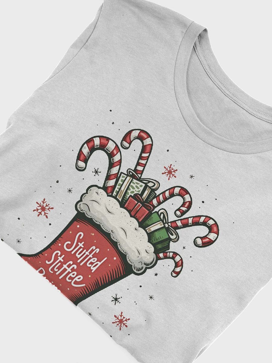Festive Red Christmas Stocking T-Shirt product image (6)