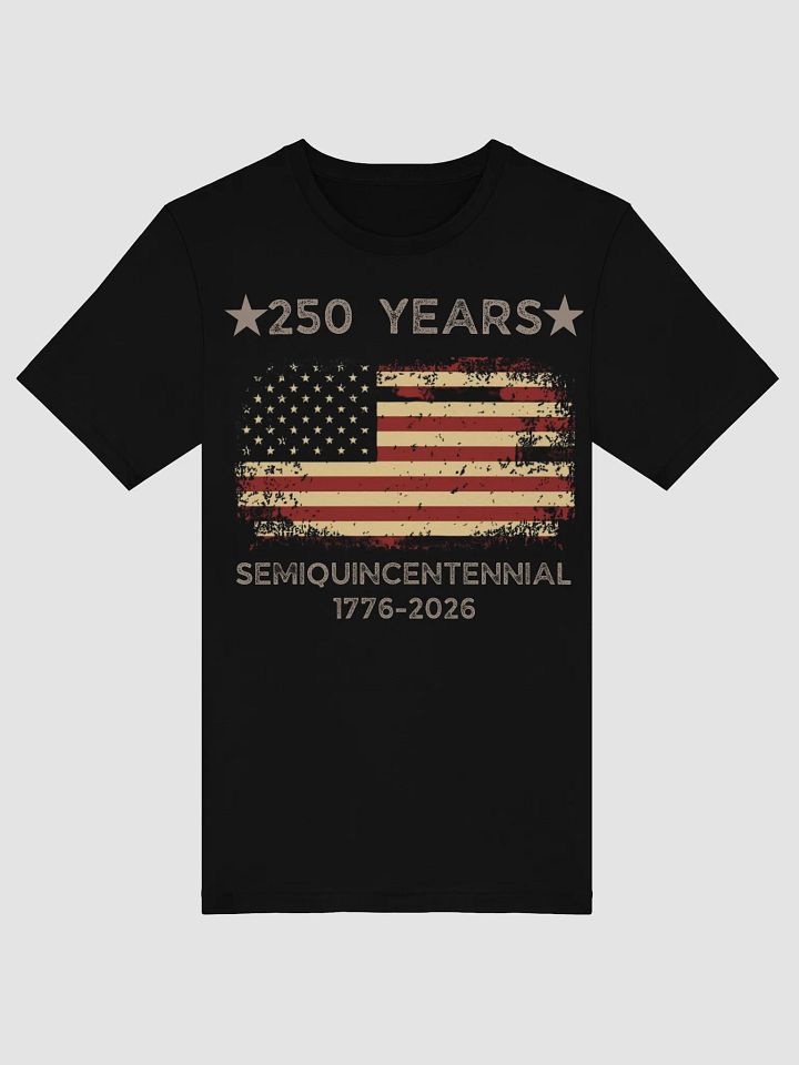 American Semiquincentennial T-Shirt | Vintage 1776-2026 Flag Design | 250 Years Patriotic Apparel product image (2)