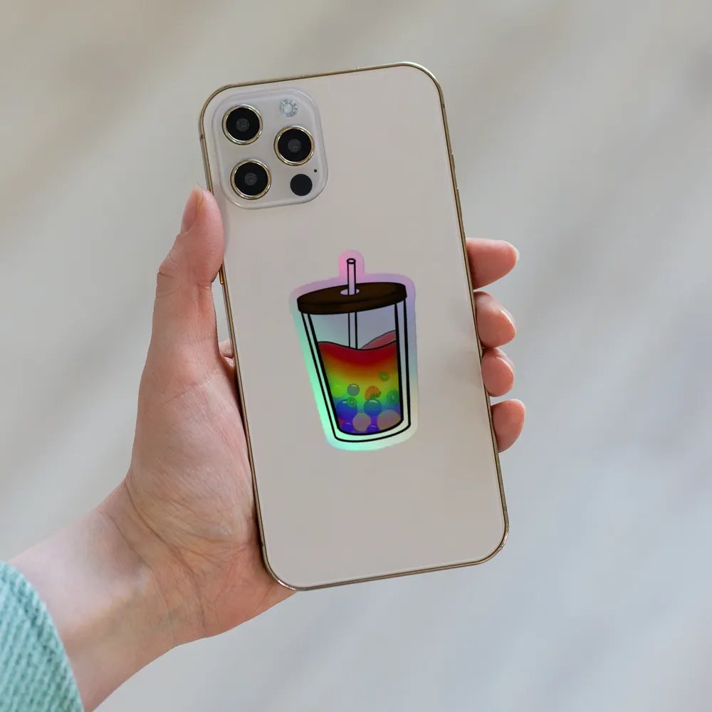 Fruity Punch Fantasy Bubbly Delight - Holographic Sticker Sheet product image (3)