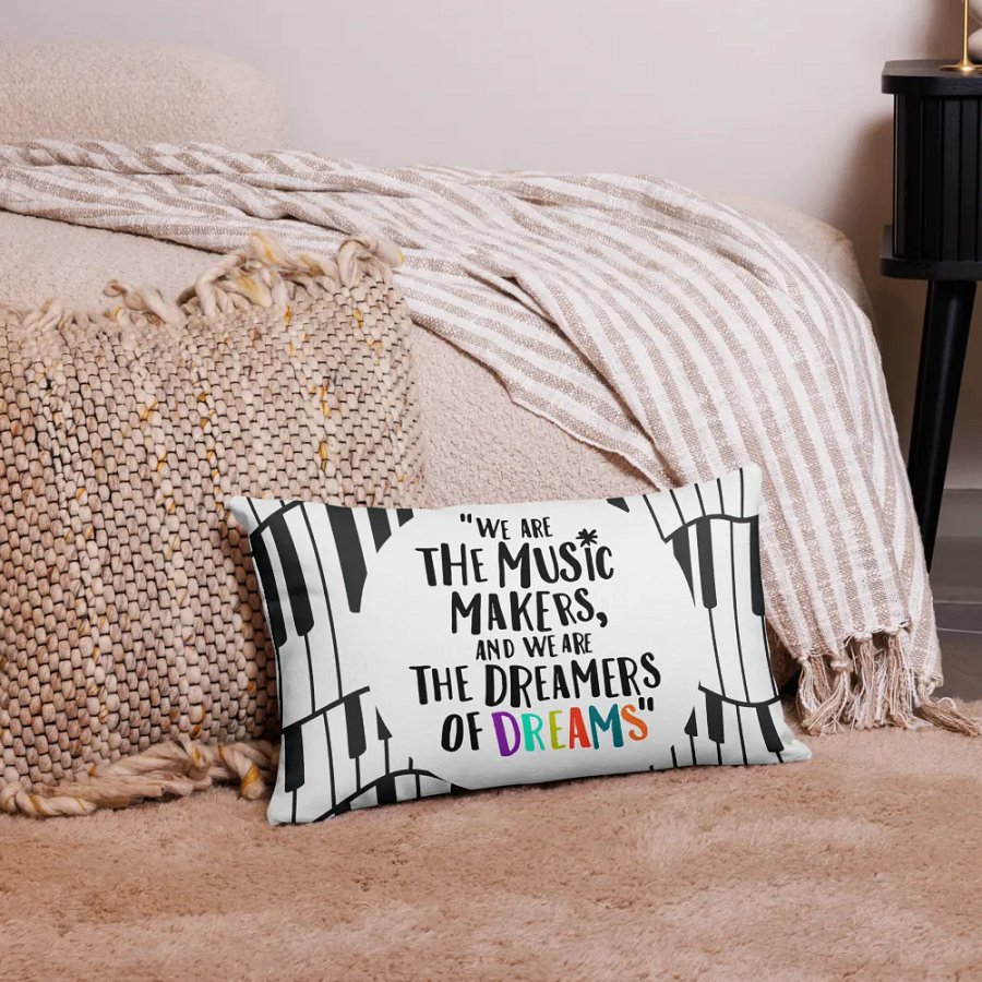 Piano Woman - Music Dreamers in Decor Premium Pillow Case product image (27)