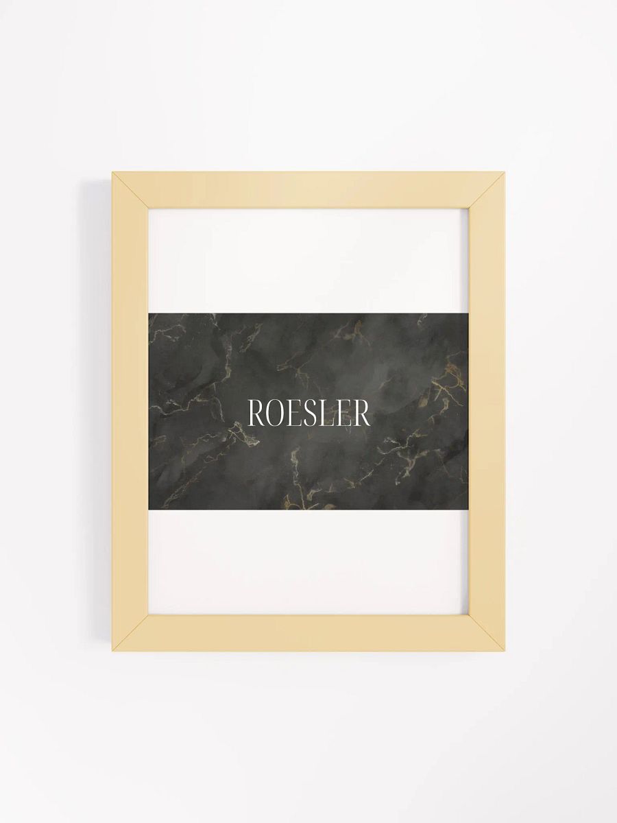 Eco-Friendly Ayous Wood Framed Matte Poster product image (11)