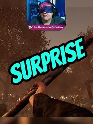 FAKE WEAPON:  HAPPY BIRTHDAY TO ME! CHAT WAS TRYING TO GET MY ATTENTION AND IT JUST WASNT CLICKING! THEY SET ME UP BY MAKING ME DO A BLINDFOLDED MICHAEL RUN #michaelmyers #dbd #dbdtiktok #deadbydaylight #dbdcommunity #mikemyers #TheShape #TheShapeDBD #MichaelMyersDBD