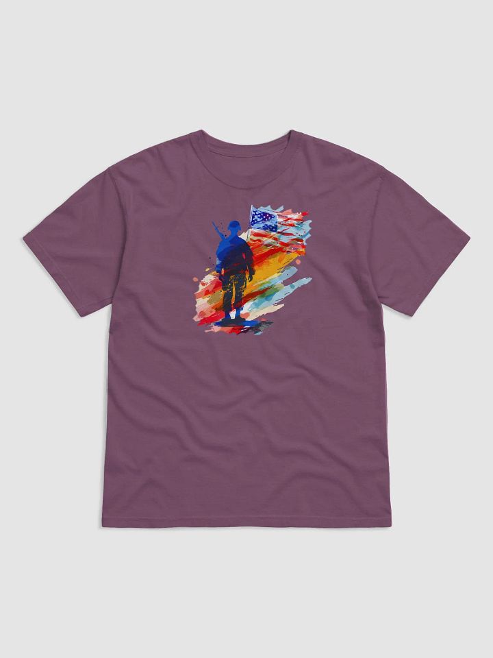 Patriotic Brushstroke Flag T-Shirt product image (7)