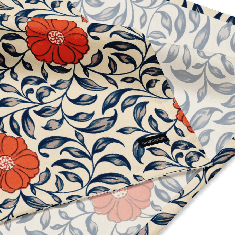 Orange Floral Fantasy Bandana product image (3)
