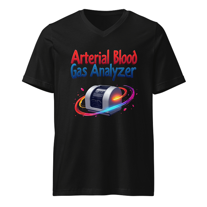 Vibrant Arterial Blood Gas Analyzer V-Neck Tee product image (1)