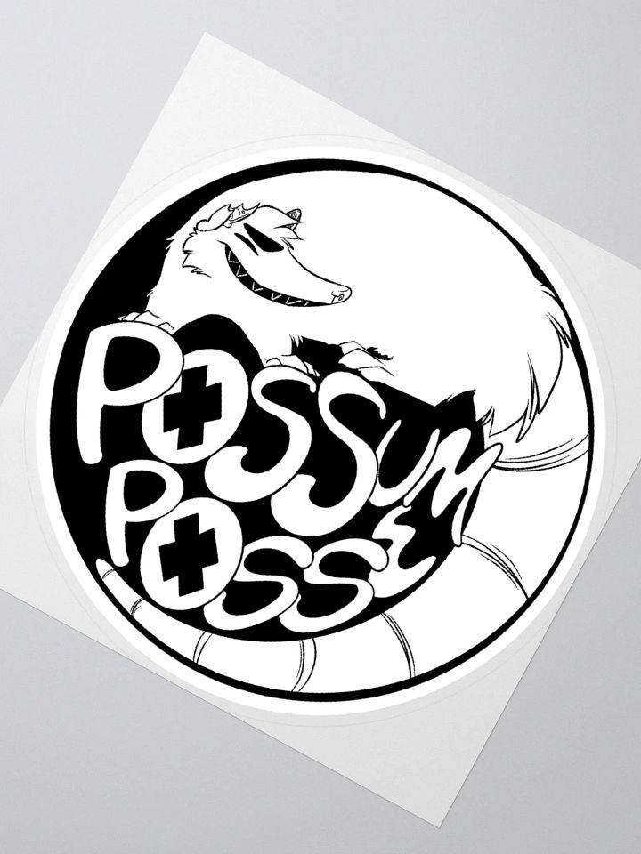 Possum Posse Sticker WHT product image (4)