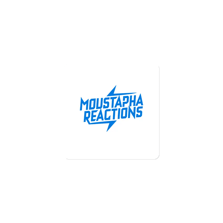 Electric Blue Lightning Die-Cut Magnets product image (1)