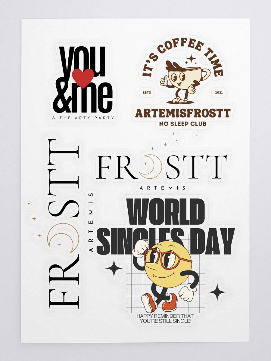 ArtemisFrostt Random Sticker Bundle product image (3)