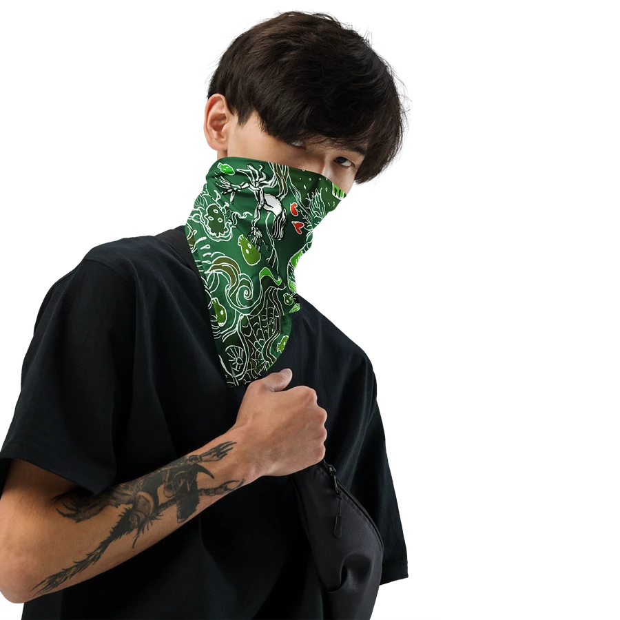 Skulls x Love Bandana Green (21