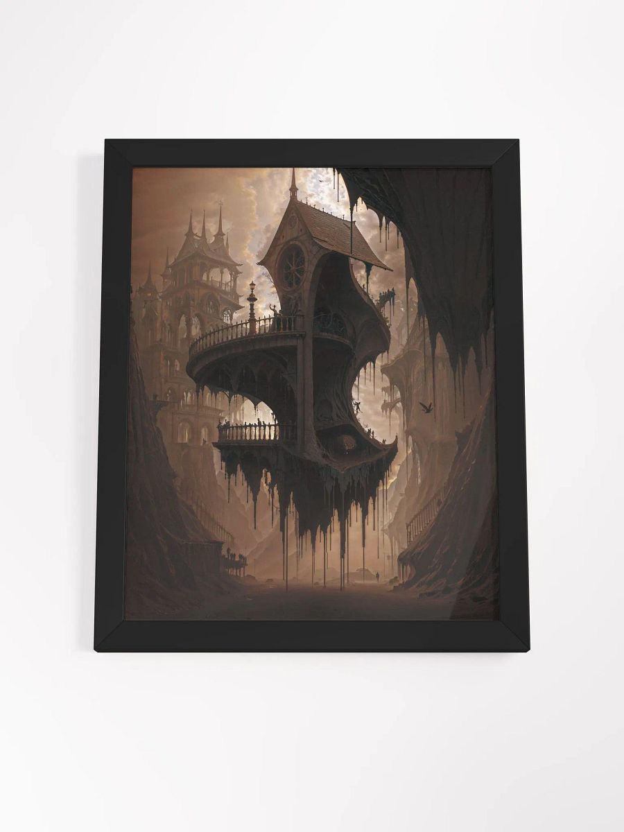 Gothic Floating House Framed Print product image (22)