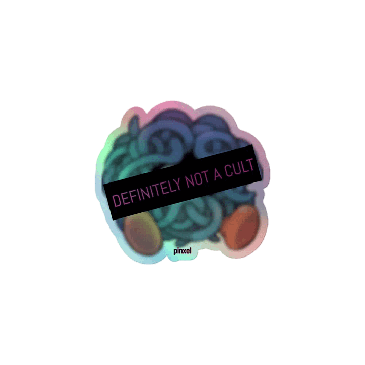 Definitely Not a Cult - Holo Sticker product image (1)