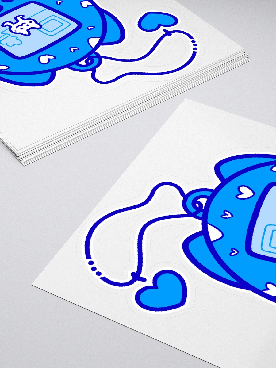 Lovely Digital Meow Sticker 2 - Blue product image (4)