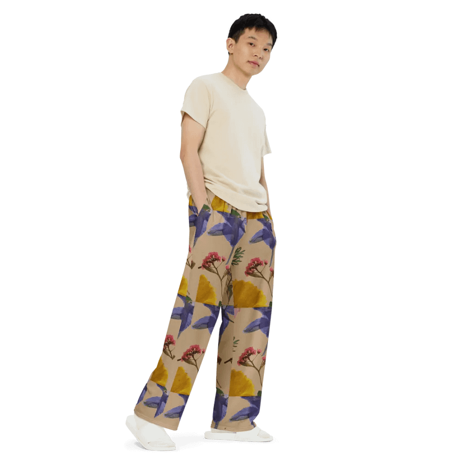 Uni-sex wide leg trendy pants product image (7)