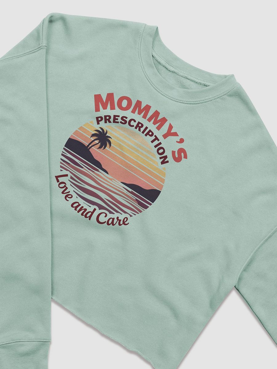 Tropical Sunset Love and Care Crop Sweatshirt product image (6)