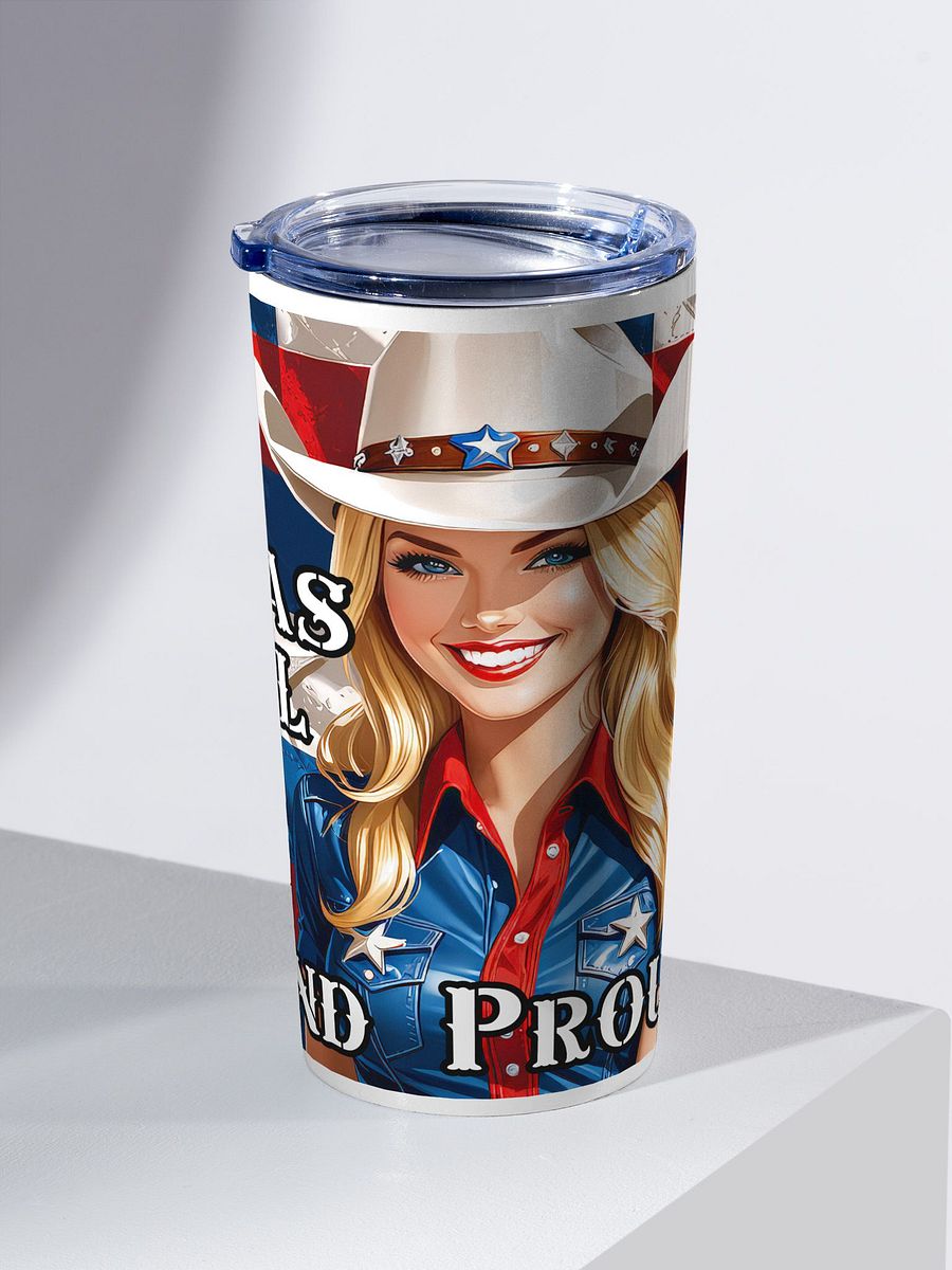 Texas Girl 20 oz Stainless Steel Tumbler - V2 product image (3)