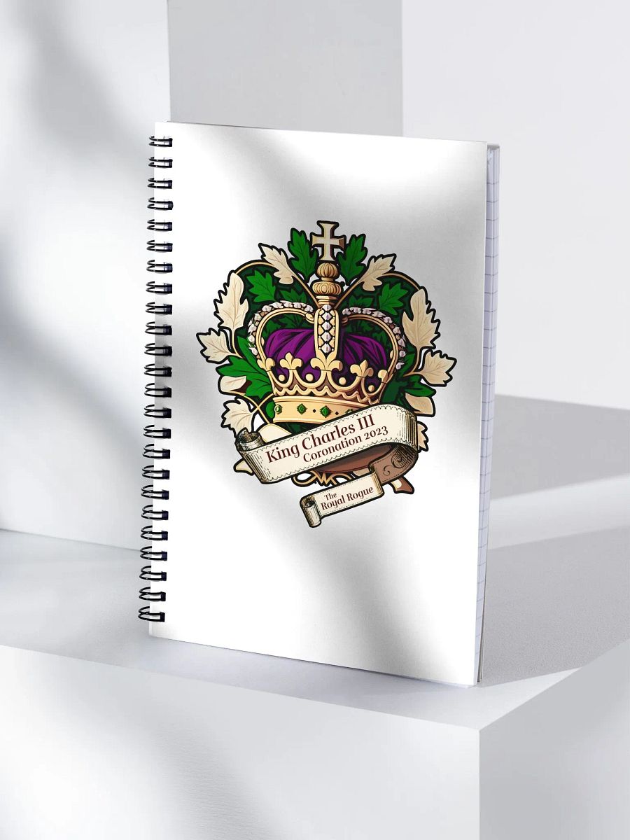 King Charles III Coronation Spiral Notepad product image (3)