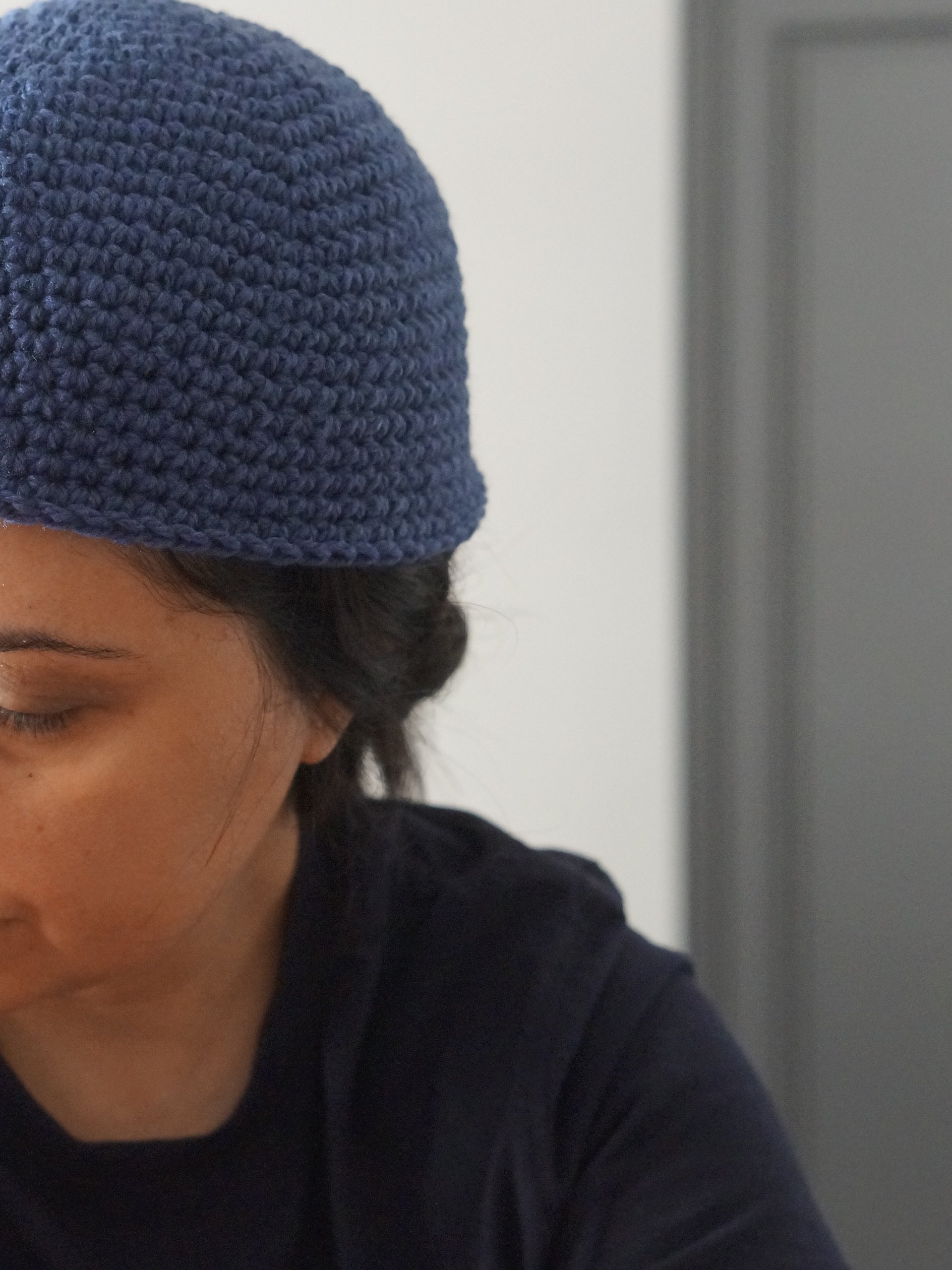 Simple single crochet short beanie product image (3)