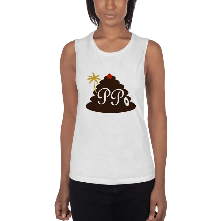 Poop Pees Classic Logo Flowy Muscle Tank product image (46)