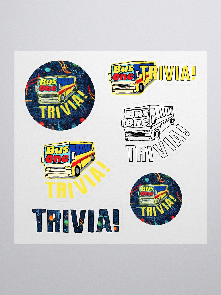 Bus One Trivia Logo Sticker Pack product image (1)