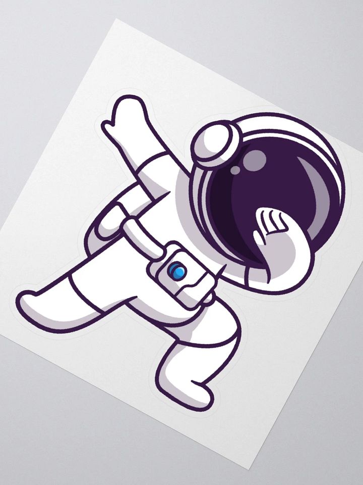 Dabbing Astronaut Emote Sticker product image (2)