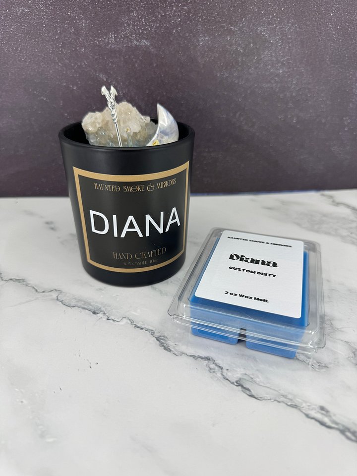 Diana Crystal Deity Candle product image (1)