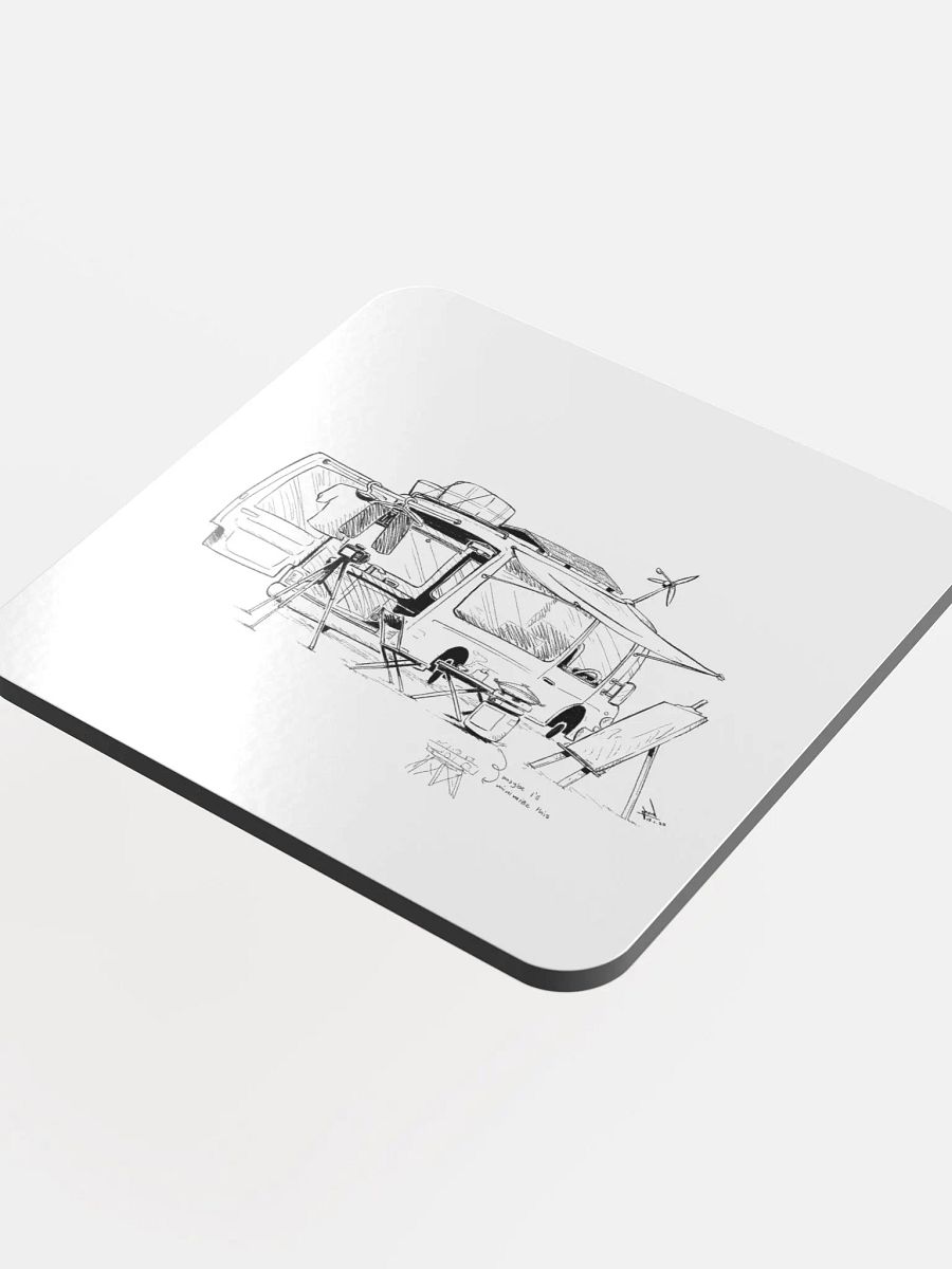 A Tiny Dream | Glossed Cork Coaster product image (4)