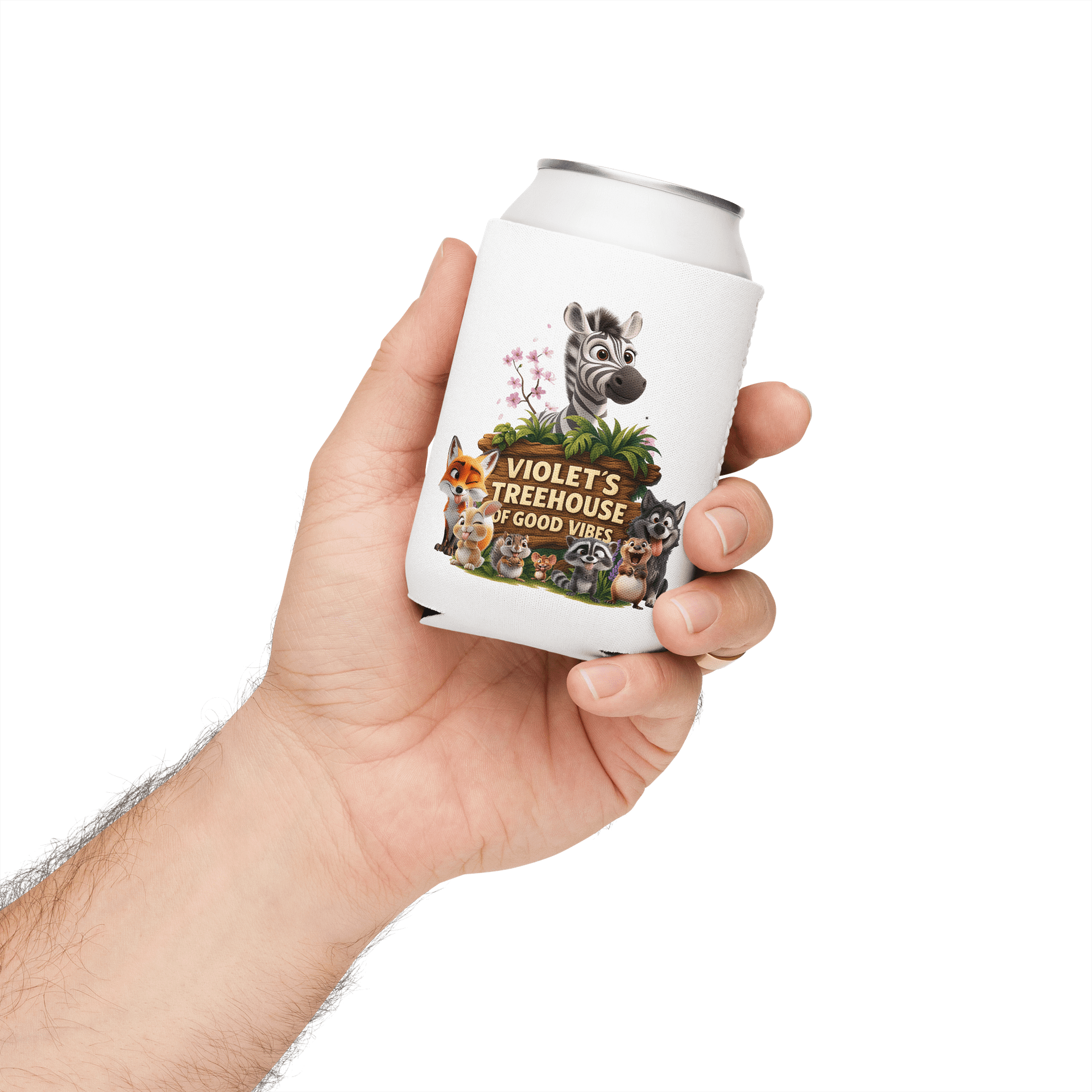Treehouse of Good Vibes August Koozie product image (4)