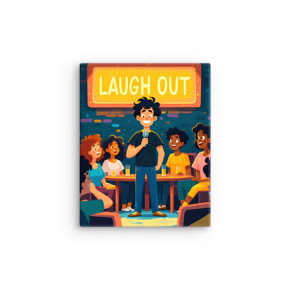 Laugh Out Loud Comedy Club – Hilarious Night Canvas product image (12)