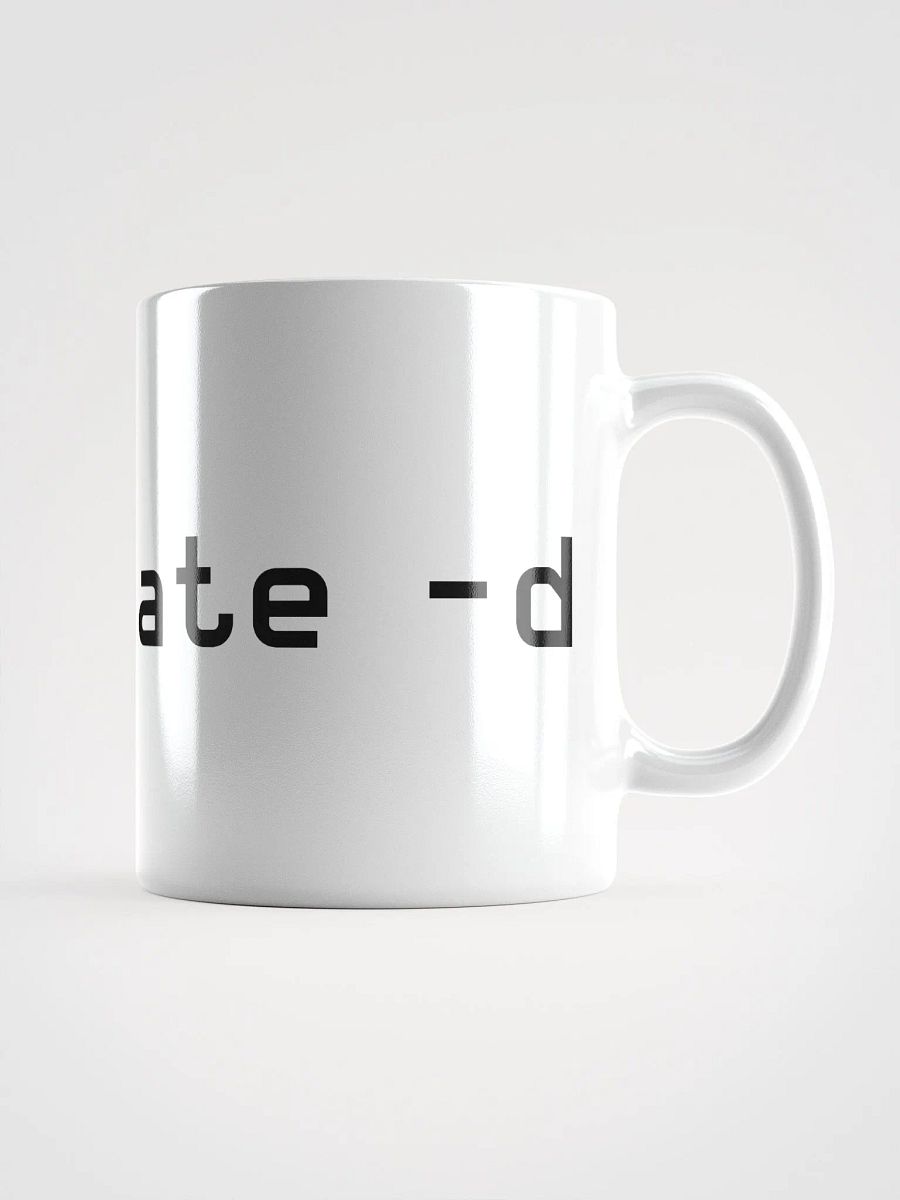 caffeinate -d mug - 100% ceramic product image (1)
