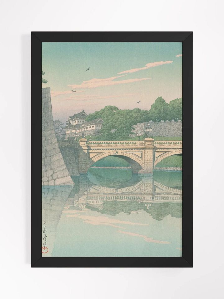 Morning at Nijubashi Bridge - Kawase Hasui product image (1)