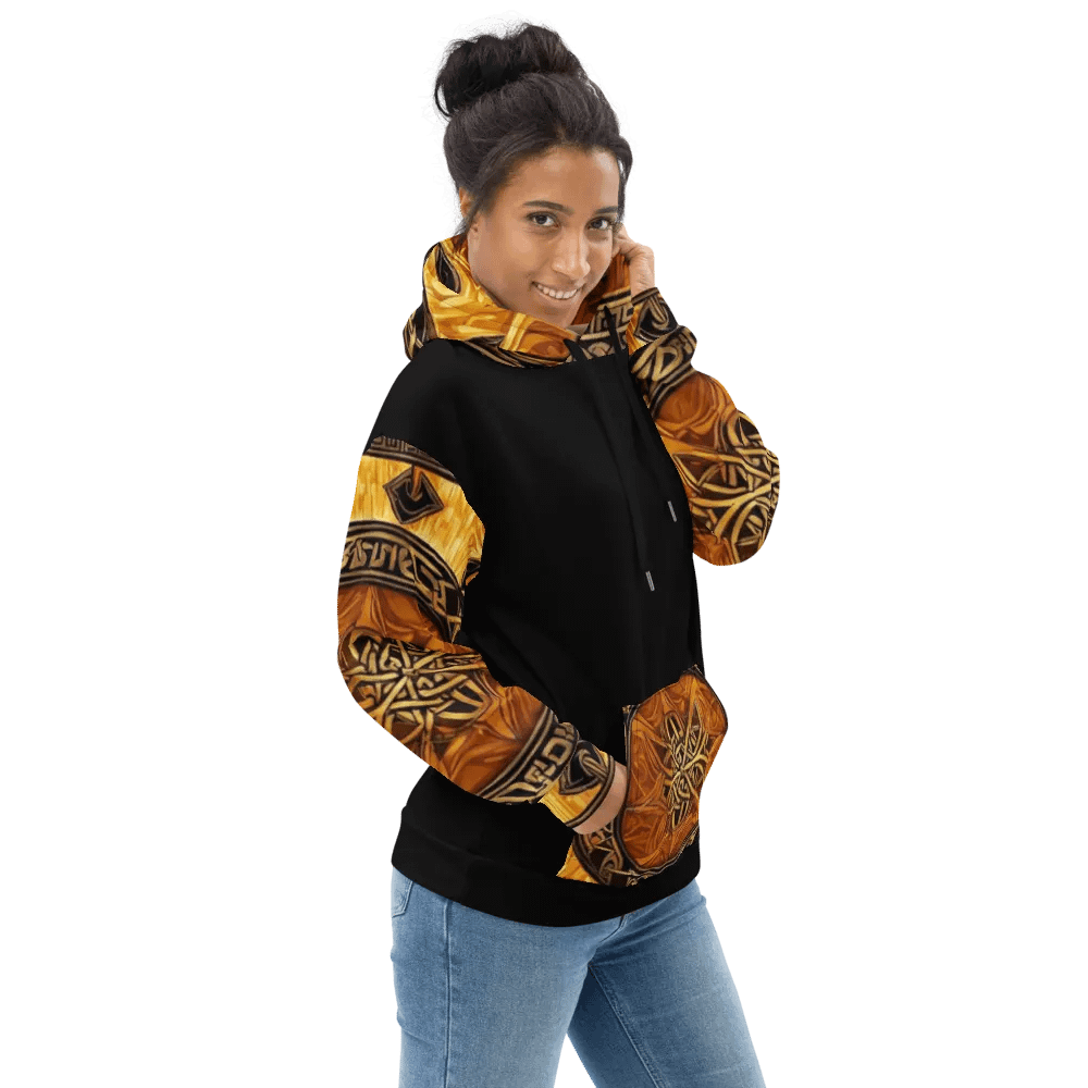 Black & Gold Symbology Hoodie product image (2)