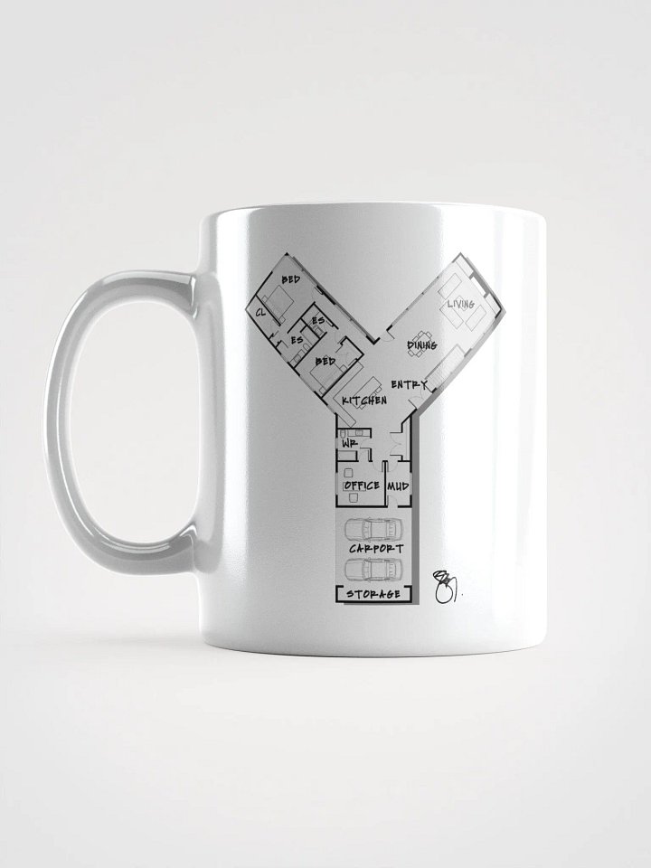Alphabet Floor Plan Mug - Y product image (1)