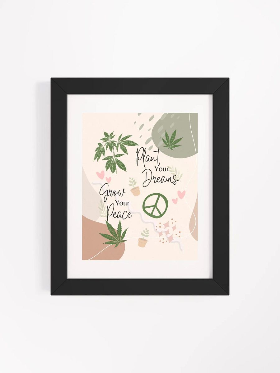 Grow Peace Botanical Dreams Framed Poster product image (10)