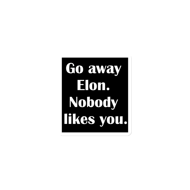 Go Away Elon Magnet product image (1)