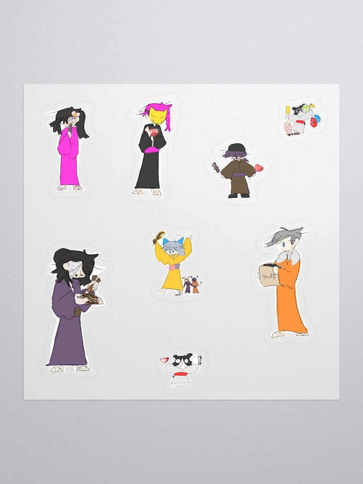 Moon Savers August + Hampan and Ray stickers product image (1)