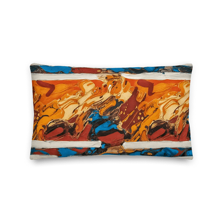 Abstract Art Painted Premium Accent Pillow product image (1)