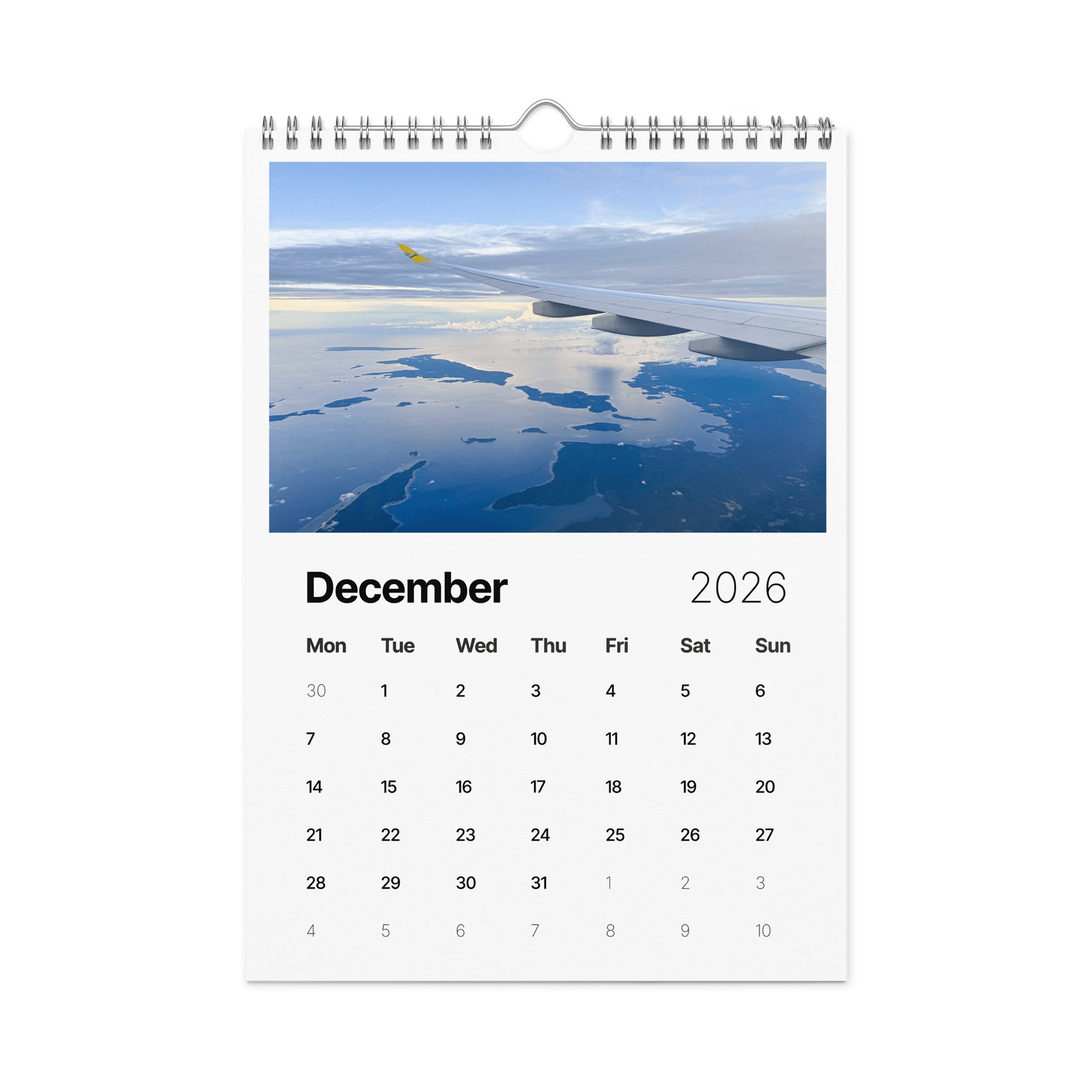 2026 Wall Calendar - Wing Views - (A3 or A4) product image (3)