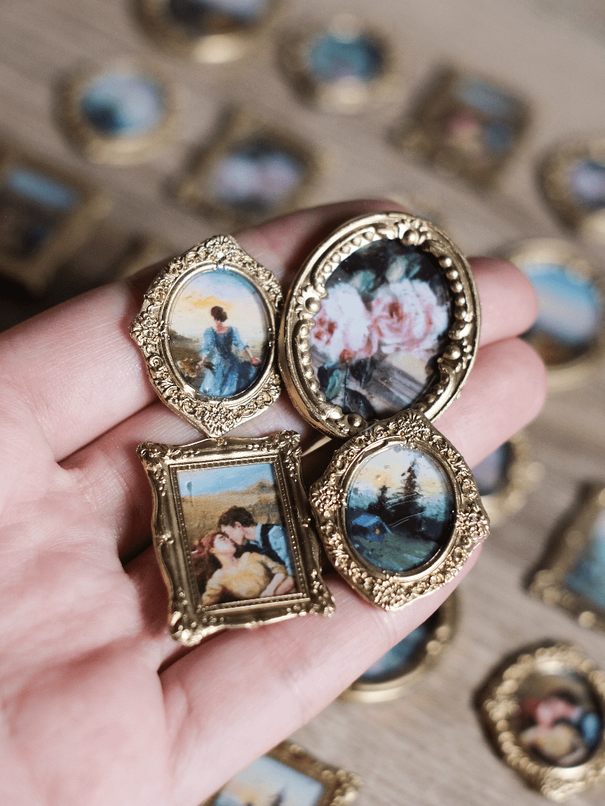 PREORDER Handmade Magnets Love Story- Pack of 4 product image (1)