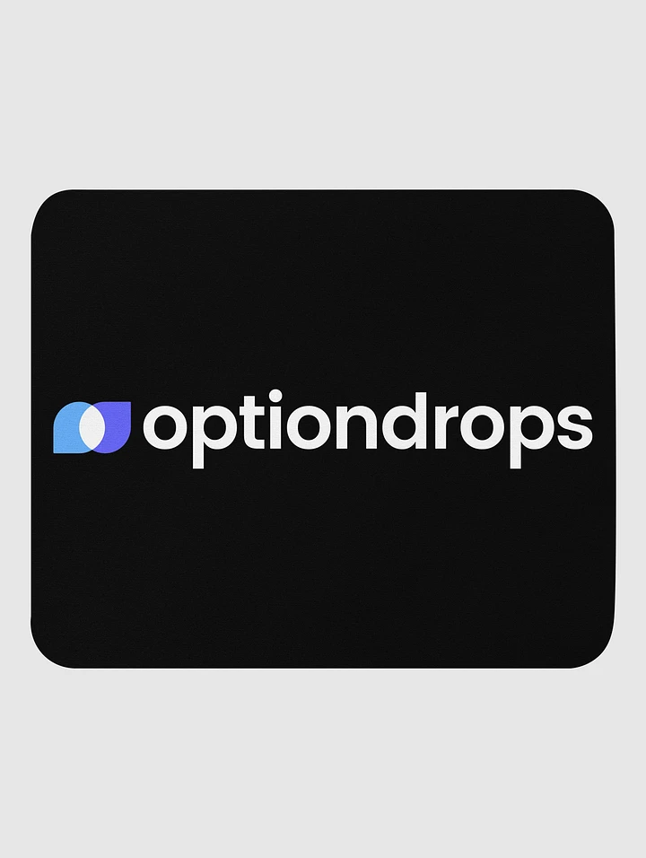 Black Option Drops Mousepad product image (1)
