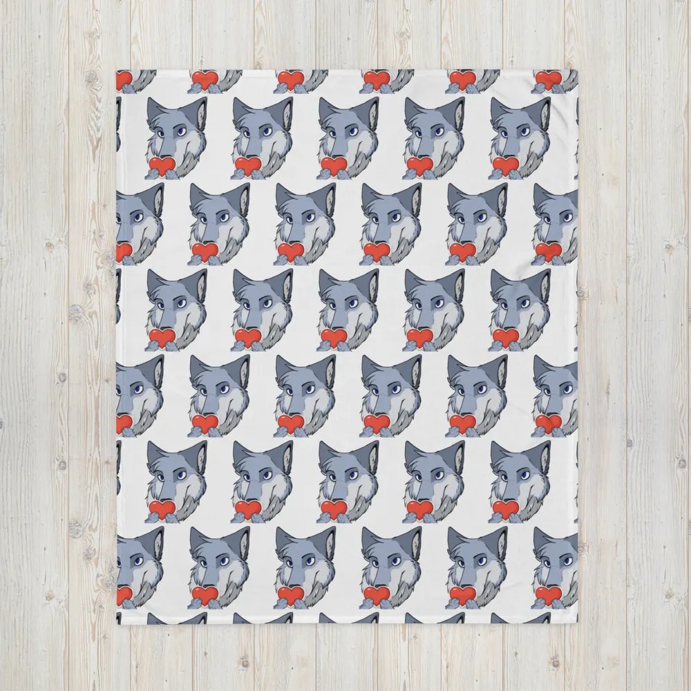 Heart spam throw blanket product image (16)