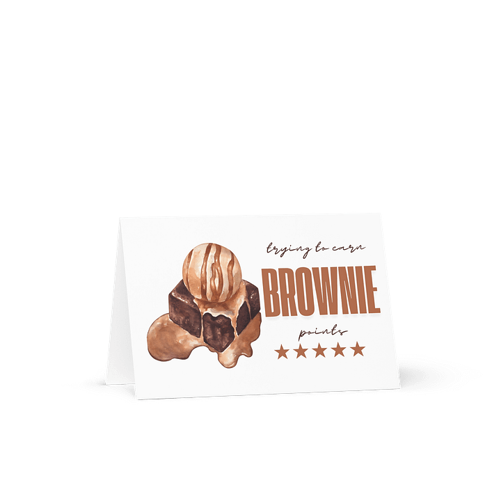Earn BROWNIE Points Teacher Appreciation Card product image (2)