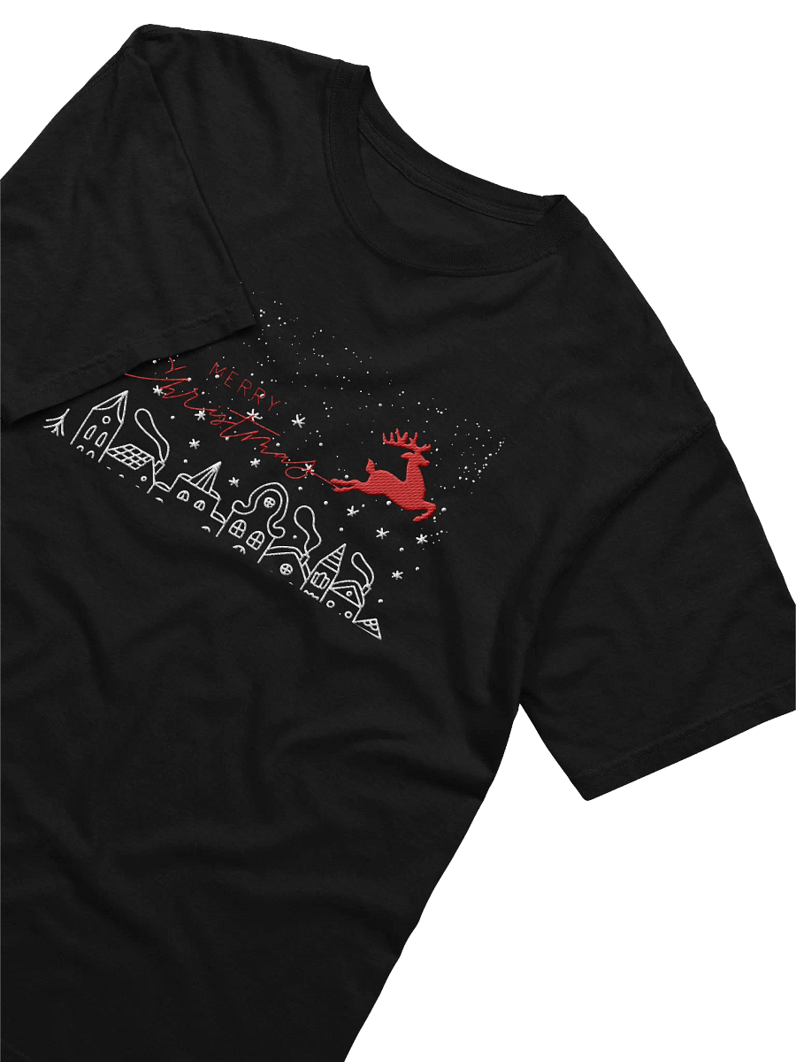Festive Reindeer Merry Christmas T-Shirt product image (91)