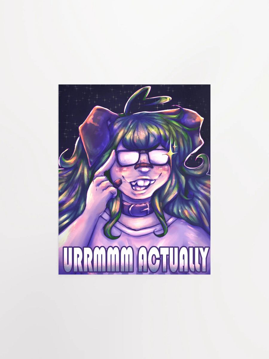 Urrmmm Actually Poster (Charity Poster) product image (1)