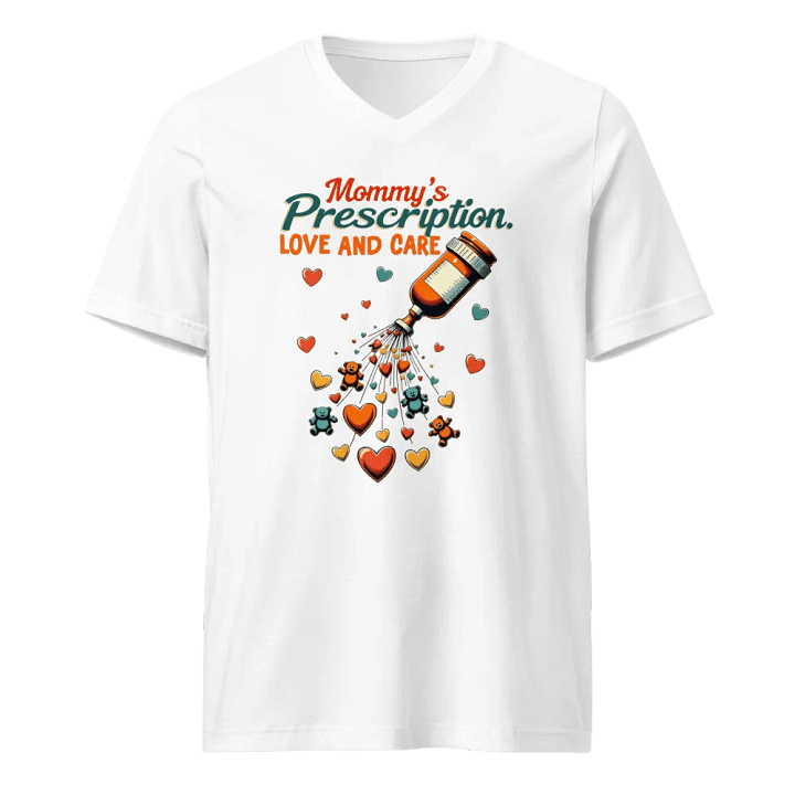 mommy's Prescription, Love & Care V-Neck Tee product image (5)