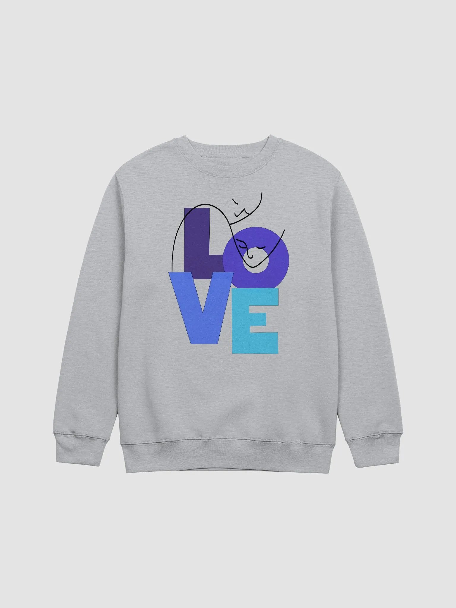 LOVE Square Crewneck Sweatshirt product image (1)