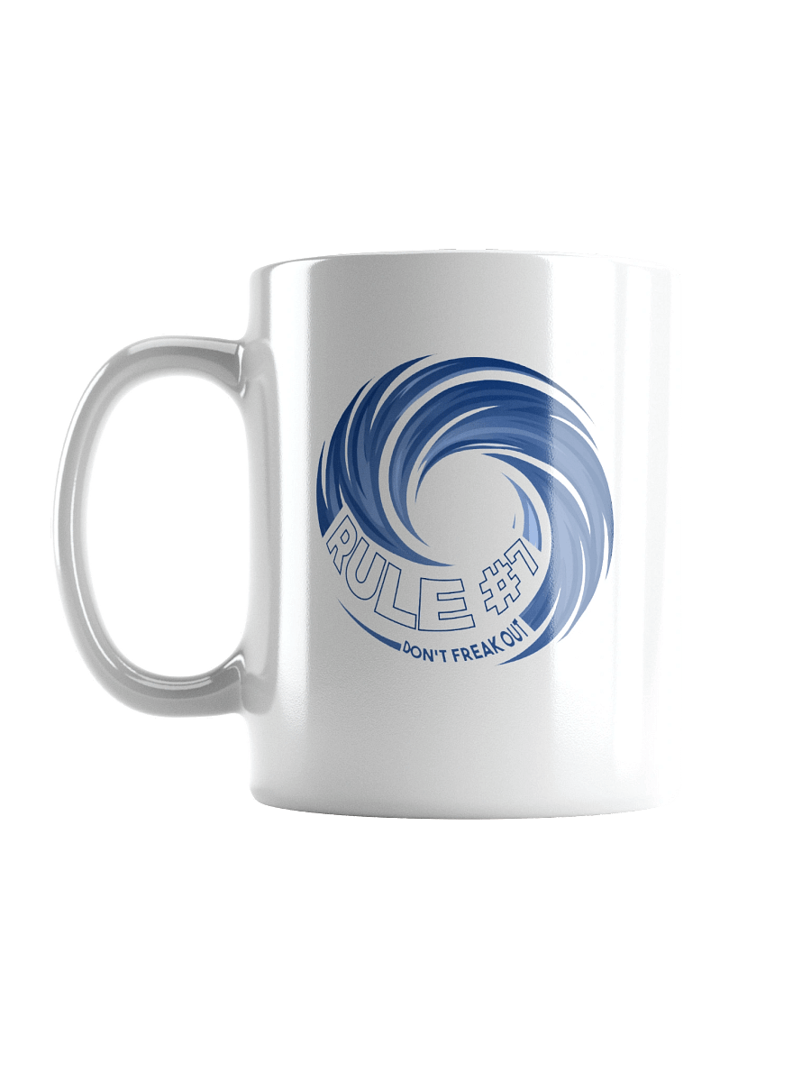 Rule #7 Mug Blue and White product image (18)