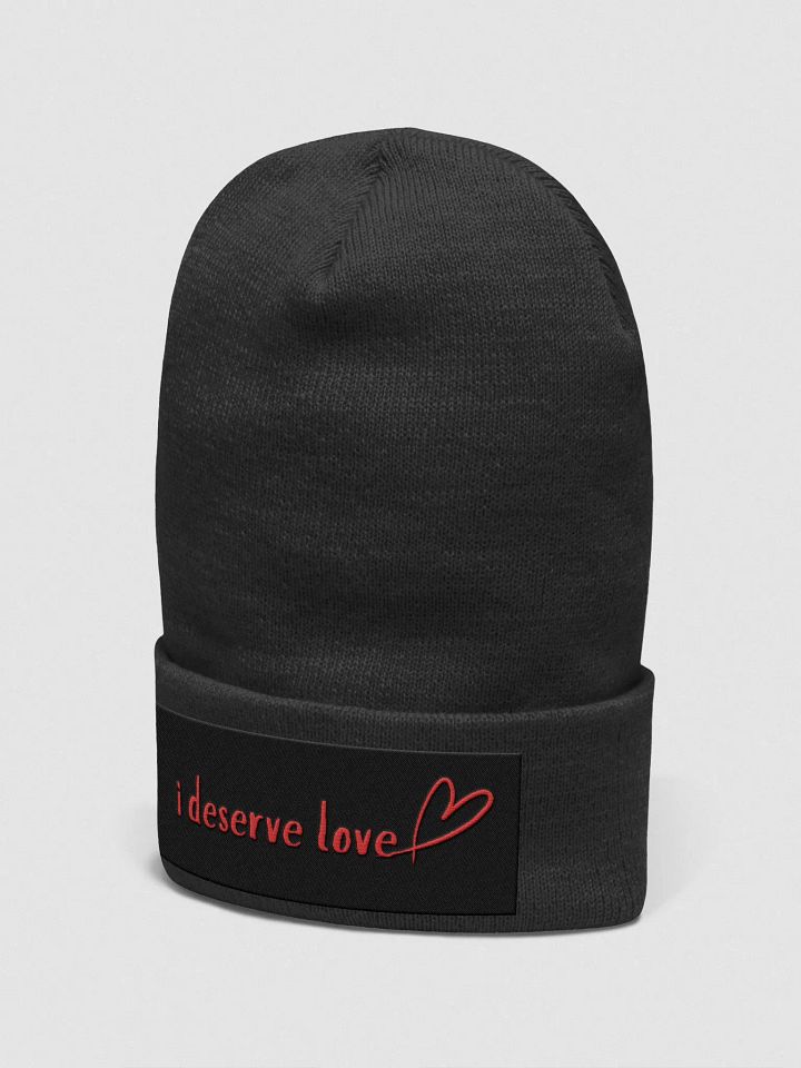 i deserve love beanie product image (2)