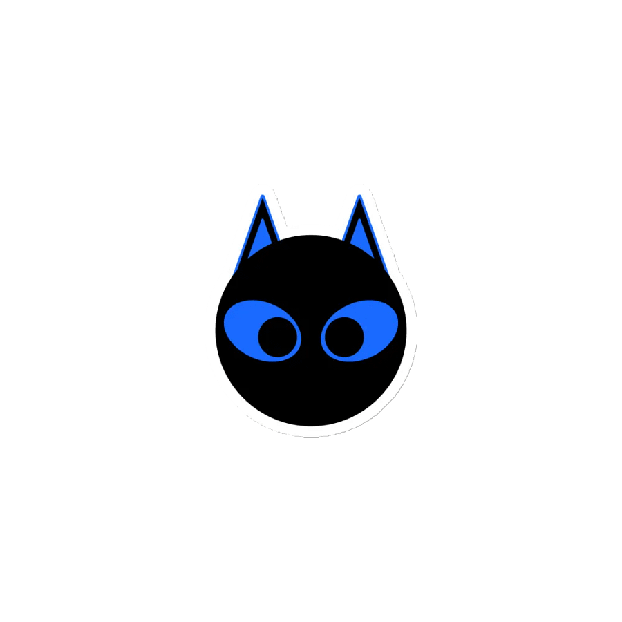Black Cat Charity Magnet product image (1)